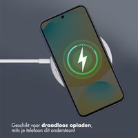 Accezz Liquid Silicone Backcover met MagSafe Samsung Galaxy S25 FE - Donkerblauw