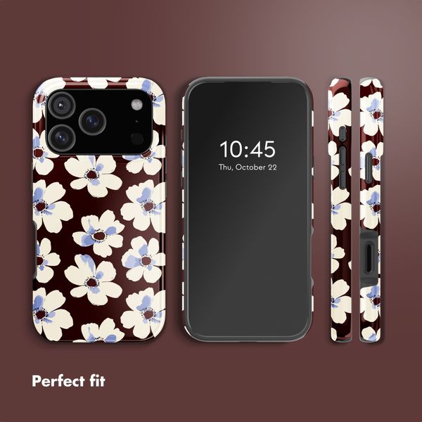 Selencia Vivid Back Cover with MagSafe Apple iPhone 17 Pro - Choco Flower Pop