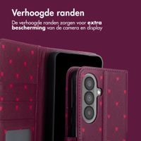 imoshion Design Bookcase Samsung Galaxy A57 (5G) - Crush Check Coral Dust