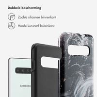 Selencia Vivid Tough Backcover Samsung Galaxy S10 - Chic Marble Black