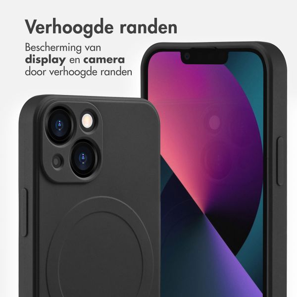 imoshion Color Backcover met MagSafe Apple iPhone 13 Mini - Zwart