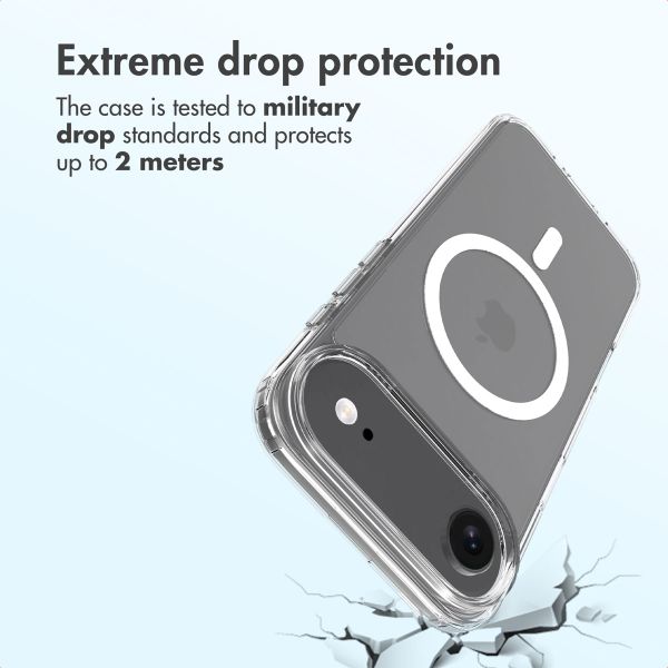 Accezz Xtreme Impact Back Cover with MagSafe Apple iPhone Air - Transparent