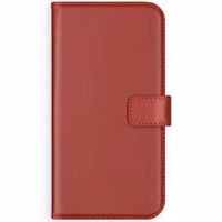 Selencia Echt Leren Bookcase Samsung Galaxy S21 - Rood