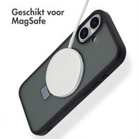 Accezz Ring Stand Backcover met MagSafe Apple iPhone 17 - Zwart