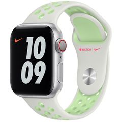 Apple Nike Sport Band Apple Watch Series 1 t/m 9 / SE (38/40/41 mm) | Series 10 / 11 (42 mm) - Spruce Aura / Vapor Green