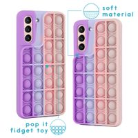 imoshion Pop It Fidget Toy - Pop It hoesje Galaxy S21 - Multicolor