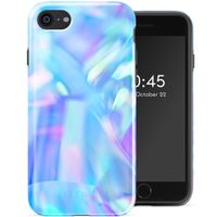 Selencia Vivid Tough Backcover iPhone SE (2022 / 2020) / 8 / 7 - Holographic Blue Dream