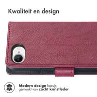 imoshion Luxe Bookcase iPhone SE 4 - Bordeaux