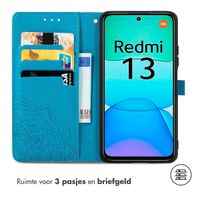 imoshion Mandala Bookcase Xiaomi Redmi 13 (4G) - Turquoise