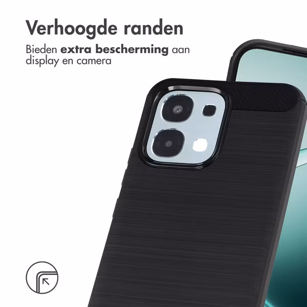 imoshion Brushed Backcover Oppo A6 Pro (5G) - Zwart