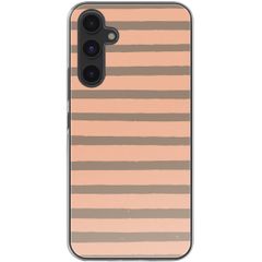 imoshion Design hoesje Samsung Galaxy A54 (5G) - Striped Peach Reverse