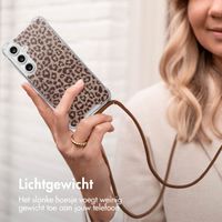 imoshion Design hoesje met koord Samsung Galaxy S24 FE - Leopard Mood