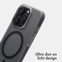 Accezz Lite Backcover met MagSafe | Fluted | Apple iPhone 15 Pro - Grijs