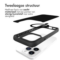 imoshion Rugged Hybrid Carbon Case met MagSafe Apple iPhone 15 Pro Max - Zwart