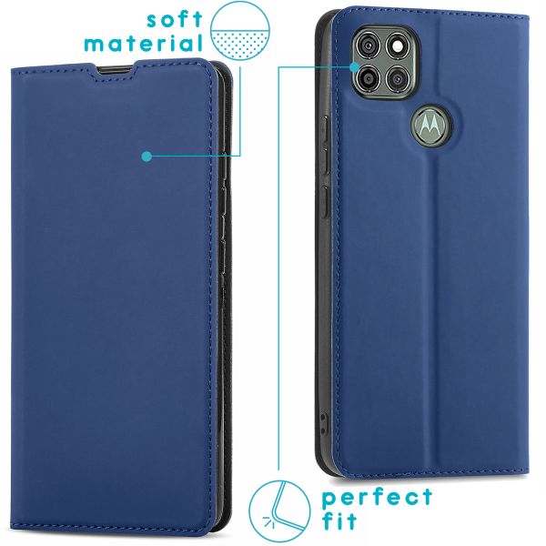 imoshion Slim Folio Bookcase Motorola Moto G9 Power - Donkerblauw