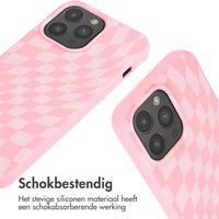 imoshion Siliconen design hoesje met koord iPhone 15 Pro Max - Retro Pink