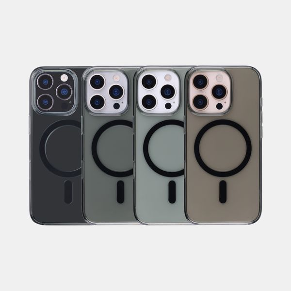 Accezz Lite Backcover met MagSafe Apple iPhone 16 Pro - Smokey Clear