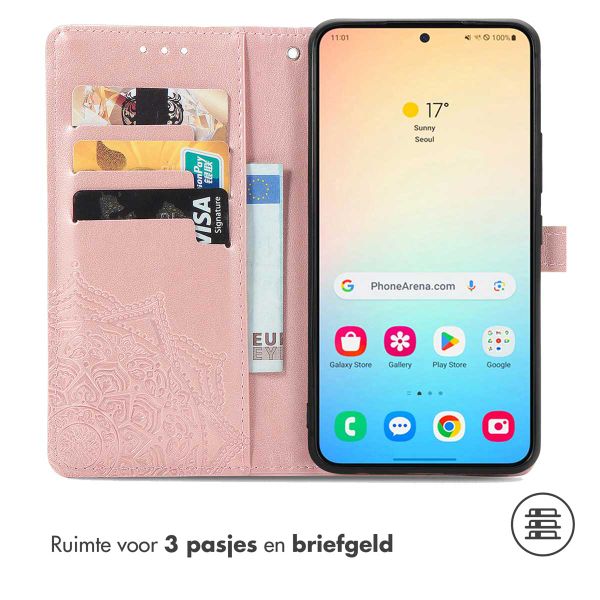 imoshion Mandala Bookcase Samsung Galaxy S24 / S25 - Rosé Goud