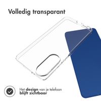 Accezz Clear Backcover Samsung Galaxy S25 Edge - Transparant
