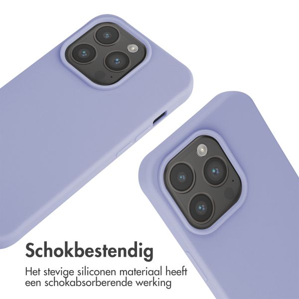 imoshion Siliconen hoesje met koord Apple iPhone 15 Pro - Paars
