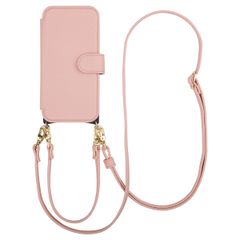 Selencia Riva Bookcase with MagSafe and phone strap Apple iPhone 17 - Old Pink
