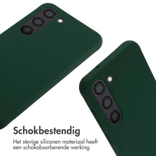 imoshion Siliconen hoesje met koord Samsung Galaxy S23 - Donkergroen