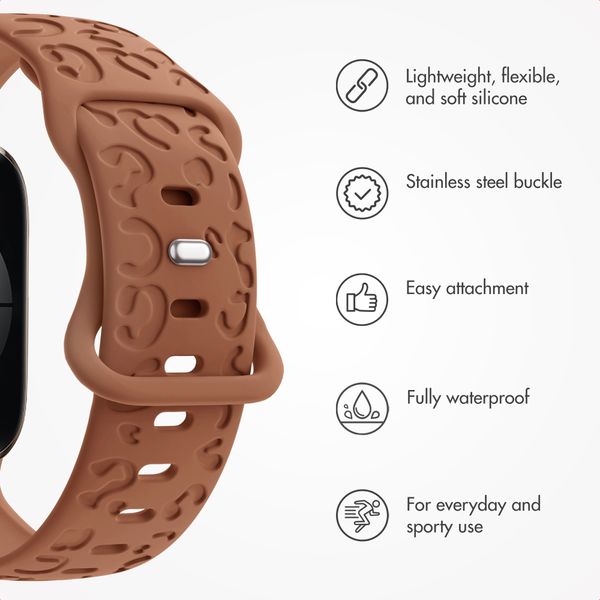 imoshion Silicone Band Leopard Print Apple Watch | 38/40/41/42 mm - Brown