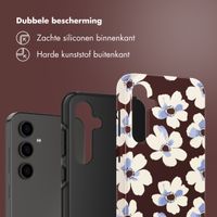 Selencia Vivid Backcover Samsung Galaxy S24 FE - Choco Flower Pop