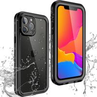 Redpepper Dot Plus Waterproof Backcover Apple iPhone 13 Pro Max - Zwart