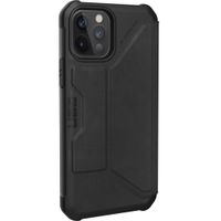 UAG Metropolis Bookcase iPhone 12 (Pro) - Leather Black