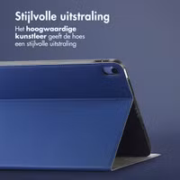 Accezz Classic Tablet Case Apple iPad Air 11 inch (2025) M3 / (2024) M2 / Air 5 (2022) / Air 4 (2020) - Donkerblauw