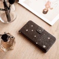 imoshion Design Softcase Bookcase iPhone 12 (Pro) - Stars Gold