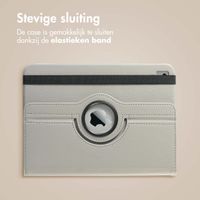 imoshion 360° draaibare Bookcase Apple iPad 9 (2021) 10.2 inch / iPad 8 (2020) 10.2 inch / iPad 7 (2019) 10.2 inch - Grijs