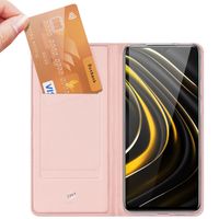 Dux Ducis Slim Softcase Bookcase Xiaomi Poco M3 - Rosé Goud