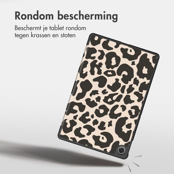 imoshion Design Trifold Bookcase Lenovo Tab (2025) - Leopard