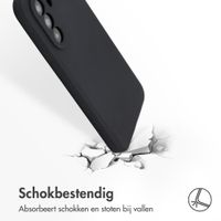 Accezz Liquid Silicone Backcover Samsung Galaxy A37 (5G) - Zwart
