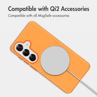 imoshion Colour Case with Thin MagSafe Ring Samsung Galaxy S25 / S24 - Orange