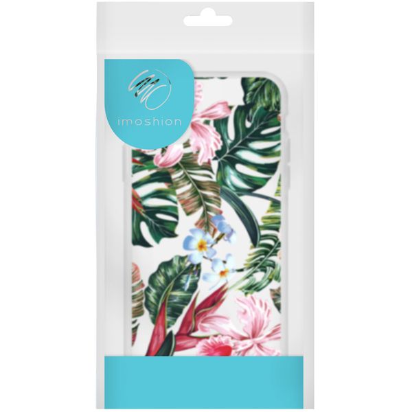 imoshion Design hoesje Samsung Galaxy A41 - Jungle - Groen / Roze