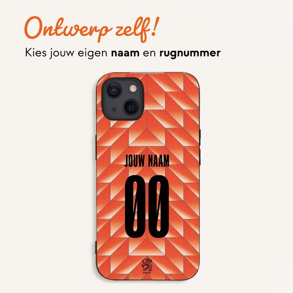 Ontwerp je eigen Nederlands Elftal Backcover Apple iPhone 13 - Nederlands Elftal '88