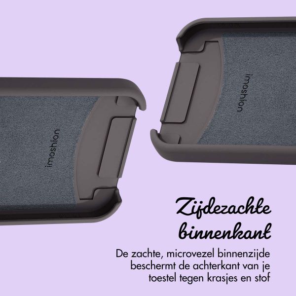 Gepersonaliseerd Color Backcover MagSafe met afneembaar koord en letter  iPhone 13 - Black Coffee