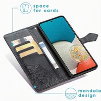 imoshion Mandala Bookcase Samsung Galaxy A53 - Zwart