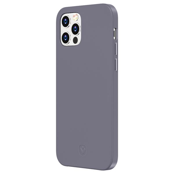 Valenta Luxe Leather Backcover iPhone 12 (Pro) - Paars