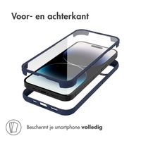 Accezz 360° Full Protective Cover iPhone 14 Pro - Blauw