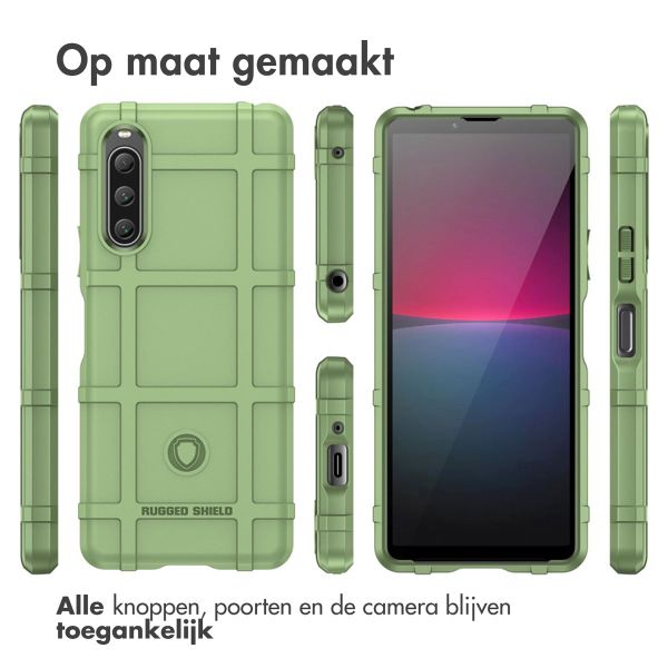 imoshion Rugged Shield Backcover Sony Xperia 10 V - Donkergroen