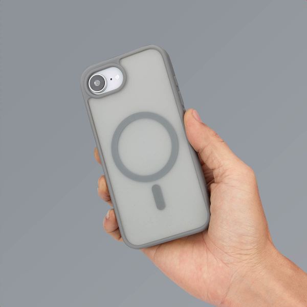 imoshion Colour Guard Back Cover with MagSafe Apple iPhone 17e / 16e - Grey
