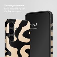 Selencia Vivid Backcover met MagSafe Samsung Galaxy S24 - Art Wave Black