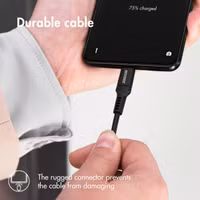 Accezz USB-C naar USB kabel - 2 meter - Zwart