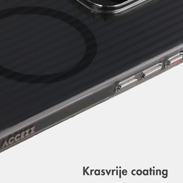 Accezz Lite Backcover met MagSafe | Fluted | Apple iPhone 16 Pro Max - Zwart