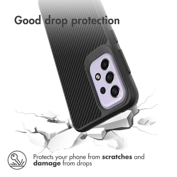 imoshion Rugged Hybrid Case Samsung Galaxy A33 - Zwart