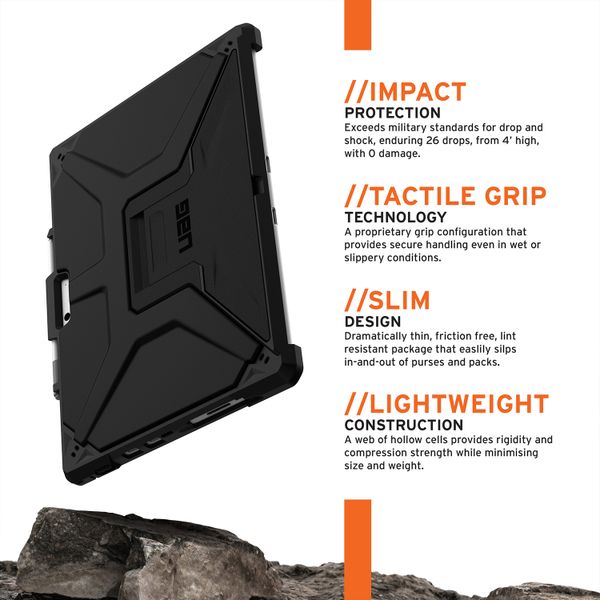 UAG Metropolis Backcover Microsoft Surface Pro 8 - Zwart